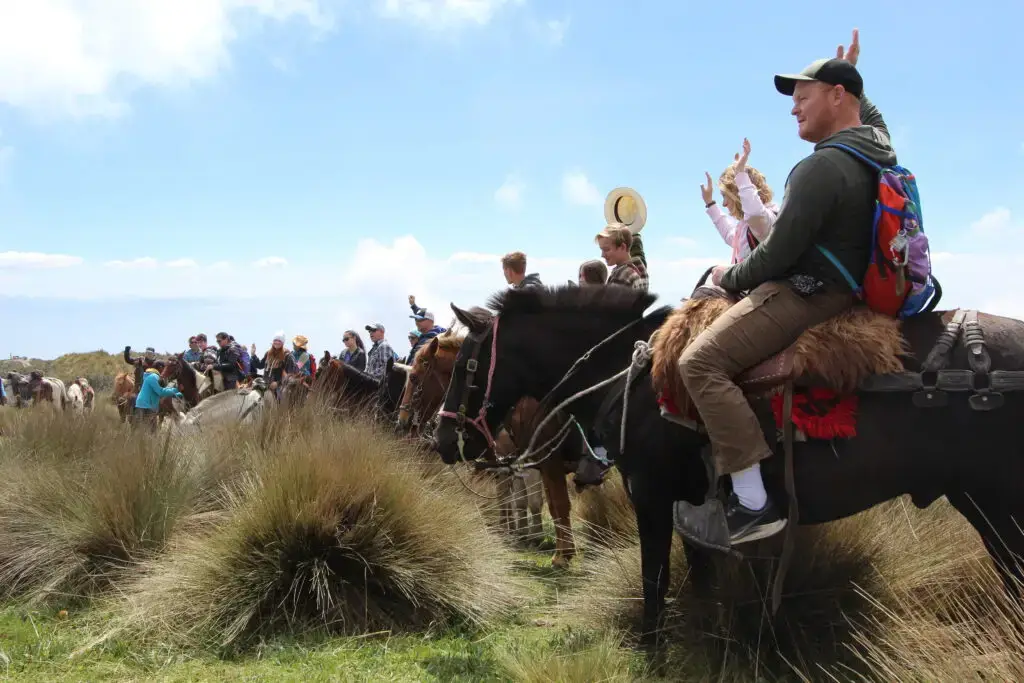horseback riding in quito
